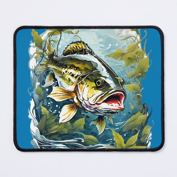 Item preview, bass fish and grass  designed and sold by wojysmokes.