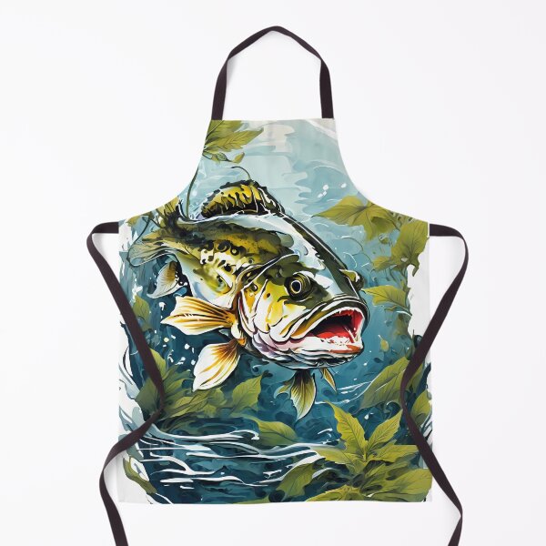 Item preview, bass fish and grass designed and sold by wojysmokes.