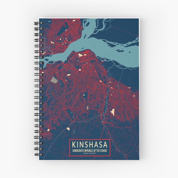 Item preview, Kinshasa City Map of Congo - Hope designed and sold by deMAP.