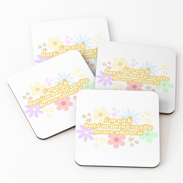 Item preview, I'm Sick But I'm Being Really Brave About It (Yellow) designed and sold by Mollysb428.