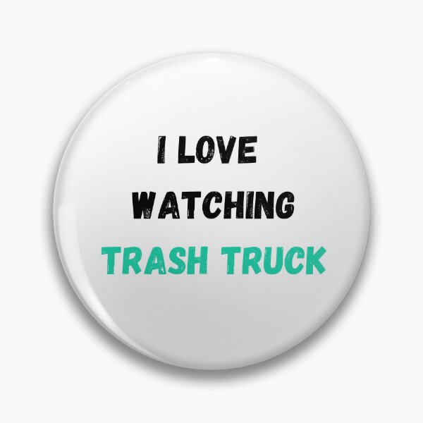 Item preview, I love watching Trash Truck designed and sold by simpleartpieces.