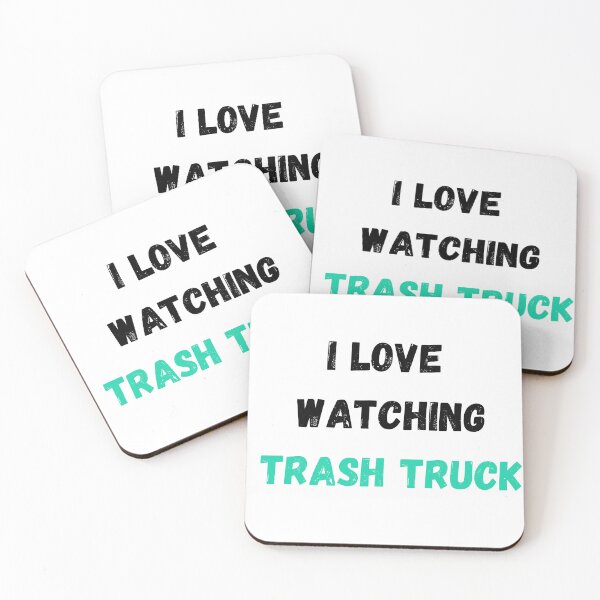 Item preview, I love watching Trash Truck designed and sold by simpleartpieces.