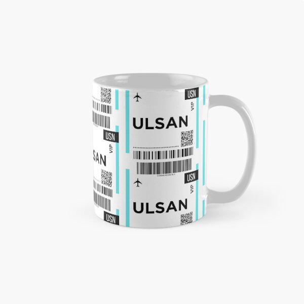 Item preview, Ulsan South Korea Mini Airplane Boarding Pass designed and sold by RoamInk.