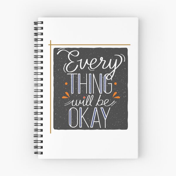 Item preview, Every Thing Will Be Okay T-Shirt Design  designed and sold by artonicpen.