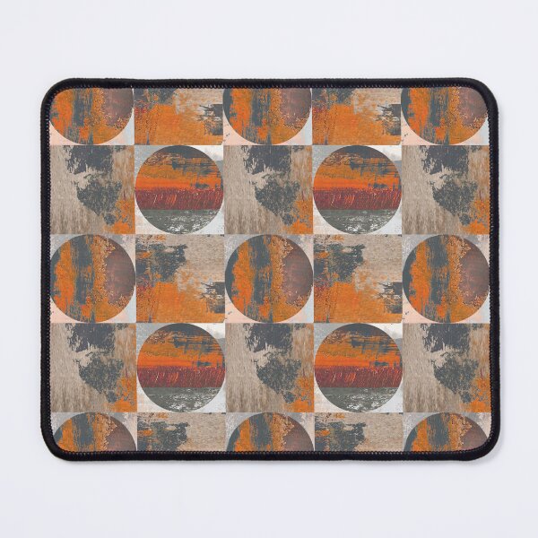 Item preview, Geometric rusty wall orange designed and sold by Alessandro Remo Mazzoni Remotextiles.