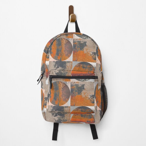 Item preview, Geometric rusty wall orange designed and sold by Alessandro Remo Mazzoni Remotextiles.