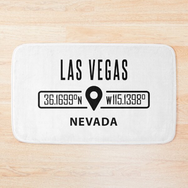 Item preview, Las Vegas Nevada GPS Location Coordinates - Black designed and sold by IdentiTee Studios.