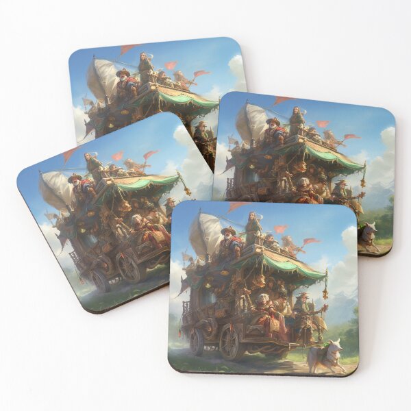 Item preview, Wagon full of Adventurers  designed and sold by UltraItems.