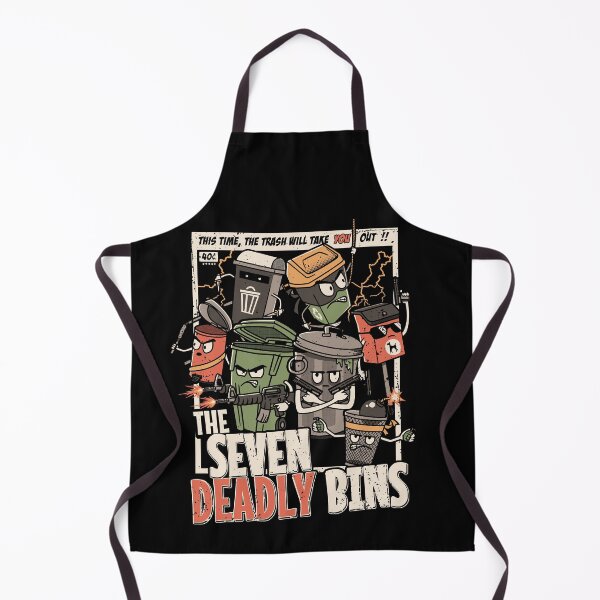 Item preview, The Seven Deadly Bins Parody designed and sold by Nerd Shizzle.