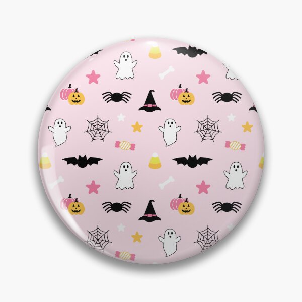 Item preview, Pink Halloween Pattern designed and sold by beccaveedesigns.