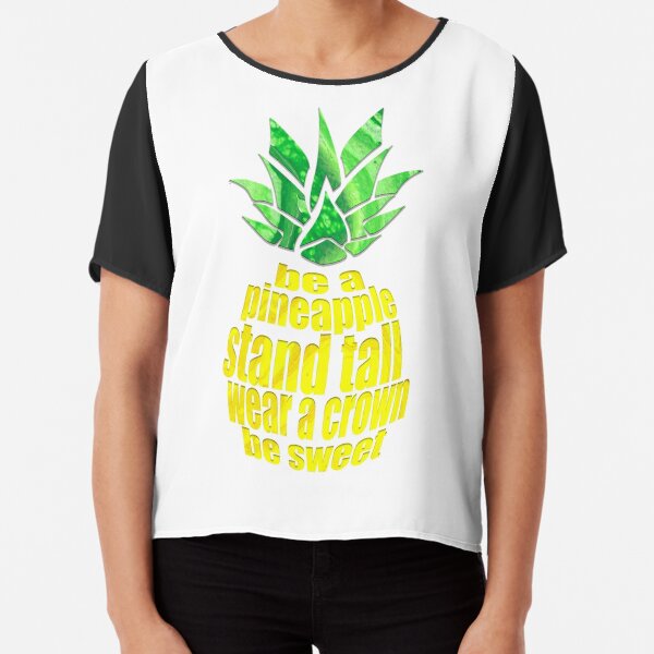 Be A Pineapple Chiffon Top