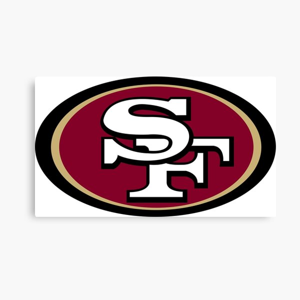 San Francisco 49ers Logo Poster Canvas Print / Canvas Art by