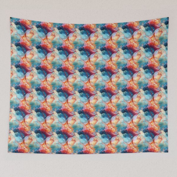 Item preview, Colorful Splatter Bubble tile pattern designed and sold by Diala1984.