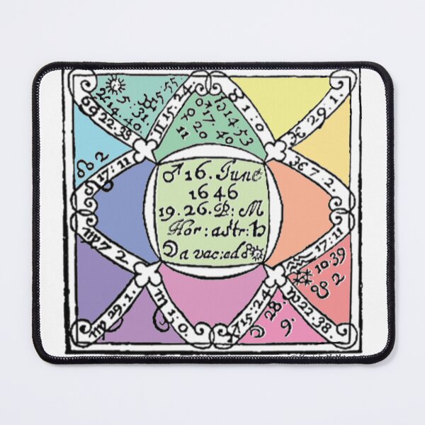 Item preview, A LADY, if marry the GENTLEMAN desired? An horary question from Christain Astrology Bk.2 by William Lilly. rainbow colored designed and sold by mariahmcmo.