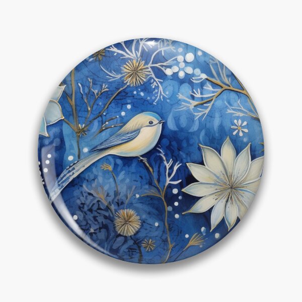 Item preview, Winter Bird and Floral designed and sold by tomorrowsart.
