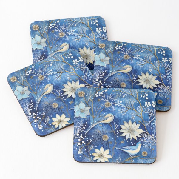 Item preview, Winter Bird and Floral designed and sold by tomorrowsart.