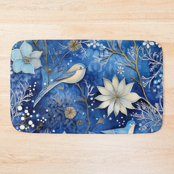 Item preview, Winter Bird and Floral designed and sold by tomorrowsart.