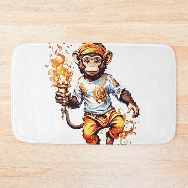 Item preview, cool monkey with fire designed and sold by Majkel & Majkel.