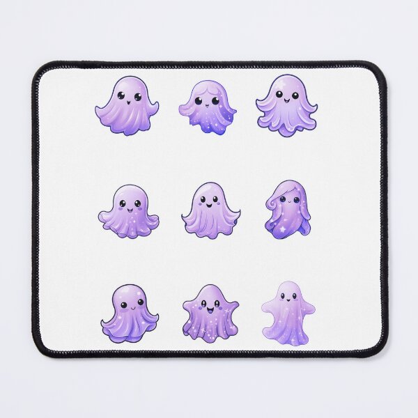 Item preview, Halloween Cute Purple Ghosts designed and sold by AMONGIFTS.