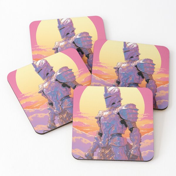 Aperçu de l'œuvre Chevalier au coucher du soleil créée et vendue par UltraItems.