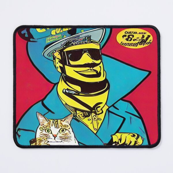 Item preview, cat and man with a hat designed and sold by KTOShop.