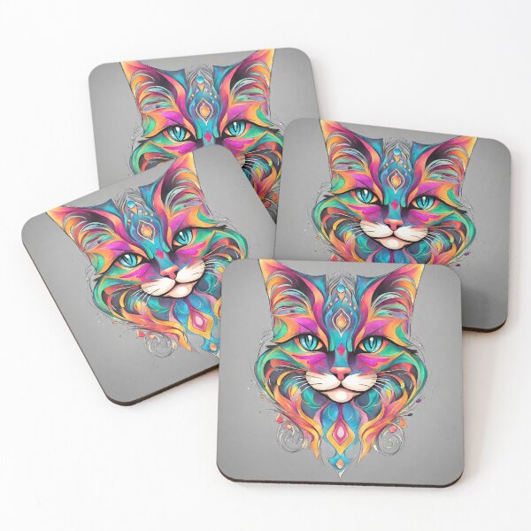 Artikelvorschau, grafische Katze entworfen und verkauft von TFrequencyStore.