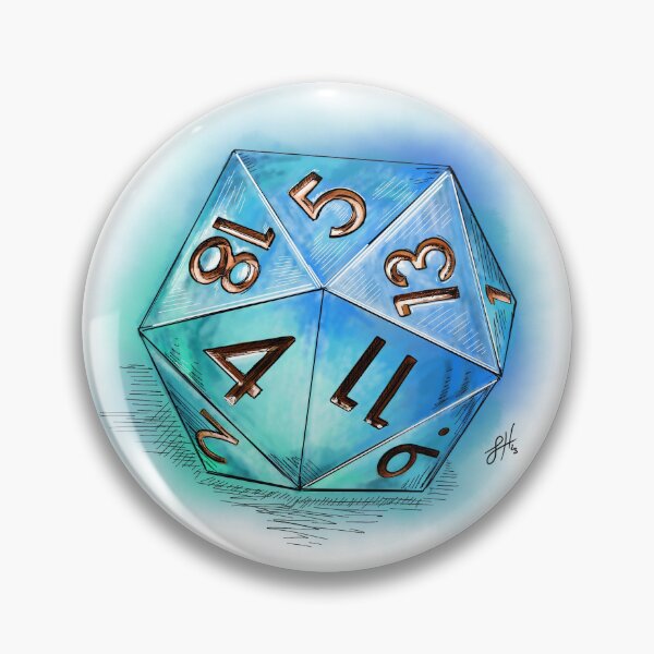 Item preview, Aqua D20 designed and sold by sophiedesigns.