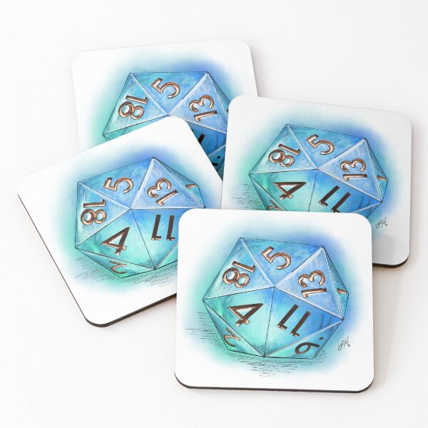 Item preview, Aqua D20 designed and sold by sophiedesigns.