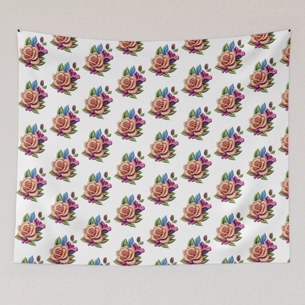 Item preview, Delicate Embroidered Flower designed and sold by DonAscaneo.