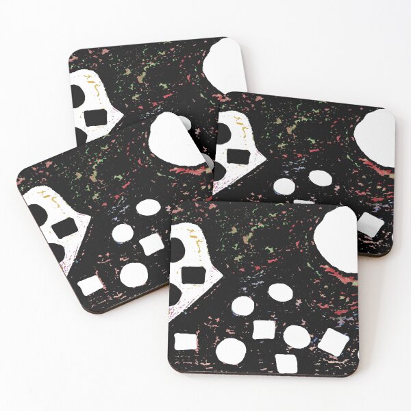 Item preview, Basic Shapes Game/Abstract Landscape - Mixed Media on Paper designed and sold by Jamie  Taylor.