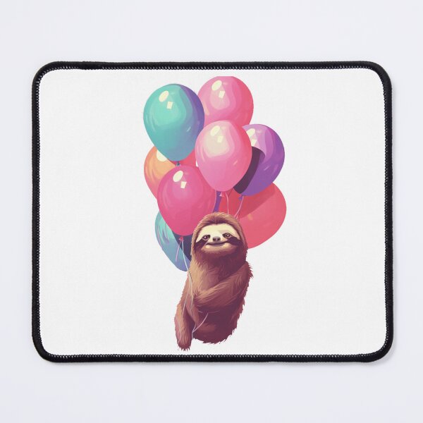 Item preview, Sloth holding balloons designed and sold by PawelNature.