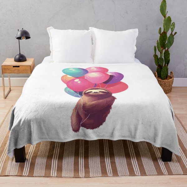 Item preview, Sloth holding balloons designed and sold by PawelNature.