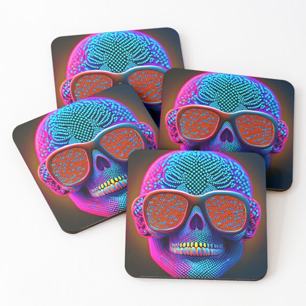 Item preview, Skull with glasses designed and sold by zangess1.