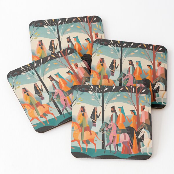 Item preview, Group of People on Horses  designed and sold by UltraItems.