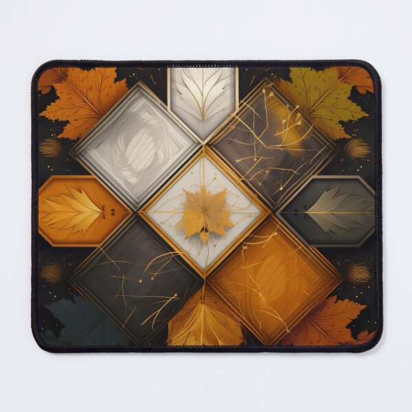 Item preview, Leaves Blended With Geometry - Floral Pattern designed and sold by AiHead.