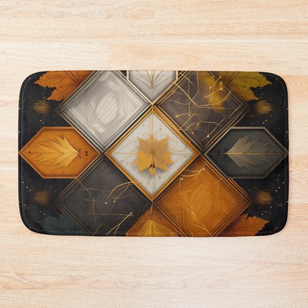 Item preview, Leaves Blended With Geometry - Floral Pattern designed and sold by AiHead.