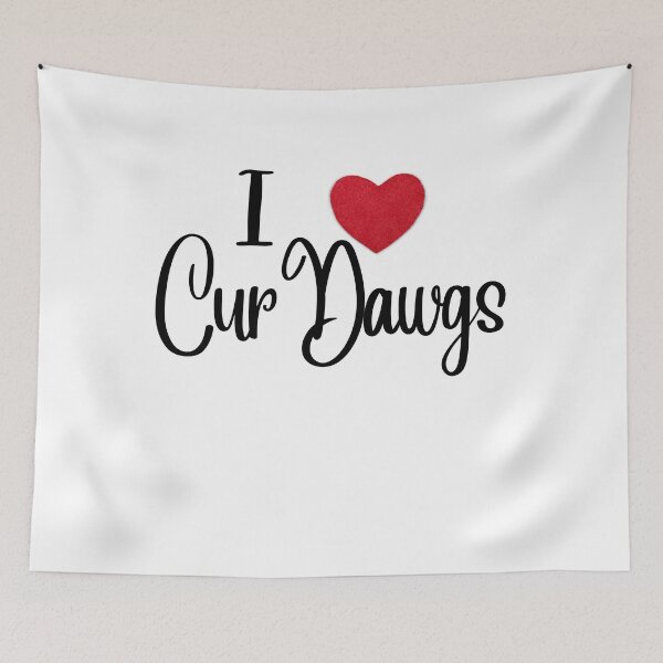 Item preview, I Love Cur Dawgs designed and sold by Soundpups.