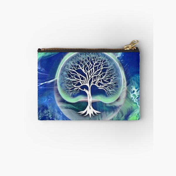 Item preview, Tree of life on blue and green background designed and sold by Hmelliger.
