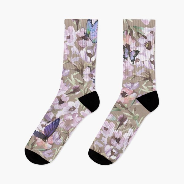 Item preview, Purple Garden With Butterflies  designed and sold by Asmaa Abdul-Azim.