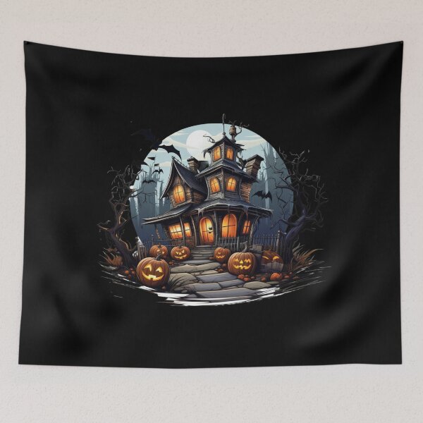 Item preview, Halloween Haunted Houses designed and sold by AceILA.