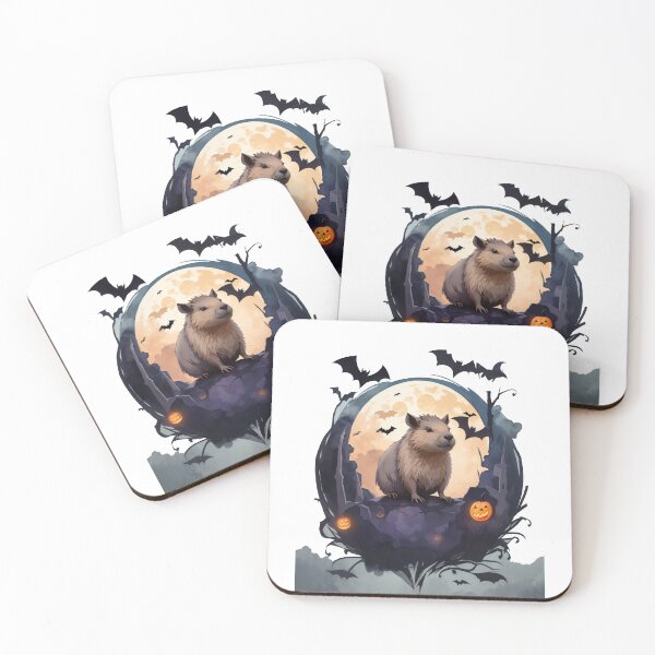 Item preview, capybara in halloween style designed and sold by Karaz's Animal Kingdom.