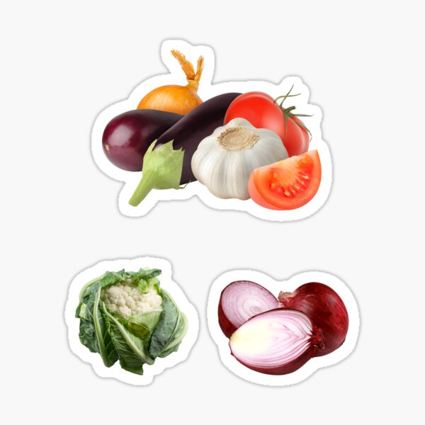 10/30/50PCS Cartoon Fruit And Vegetable Dessert Food Stickers Cute