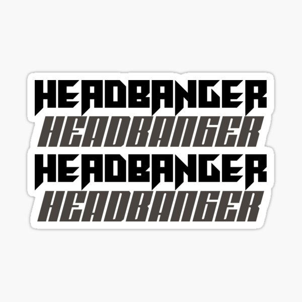 Artikel-Vorschau von Nur Headbanger, designt und verkauft von engsibsco.