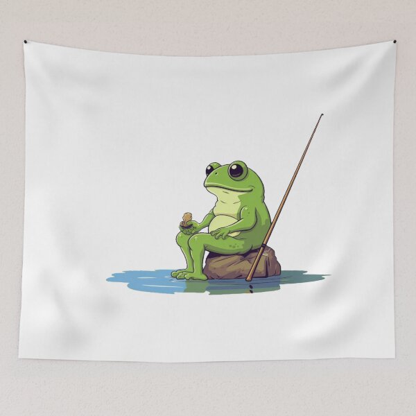 Item preview, Frog fishing designed and sold by PawelNature.