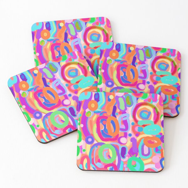 Item preview, Bright Vivid Colors Pattern designed and sold by Health And Fitness Posts e-Store.