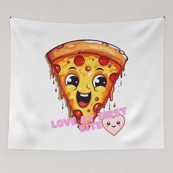 Item preview, Pizza Slice - Love at First Bite designed and sold by GalaxyExplorers.