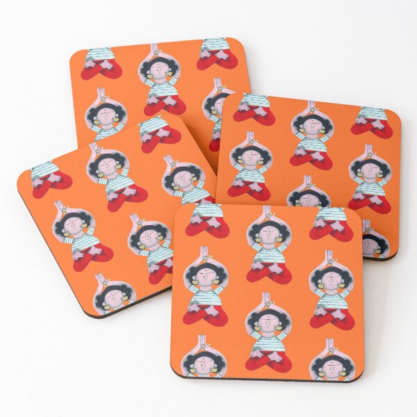 Item preview, Frida Kahlo haciendo el loto! designed and sold by Lalitapinta.