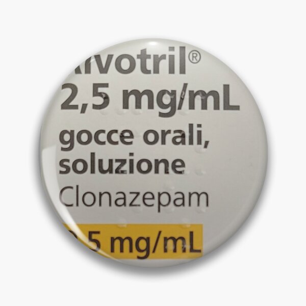 Item preview, Rivotril clonazepam oral drops 2.5mg/mL prescription box design designed and sold by DF118.