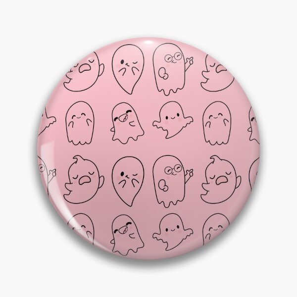 Item preview, Pink Cute Ghosts Halloween Pink designed and sold by Lab4YourStyle.