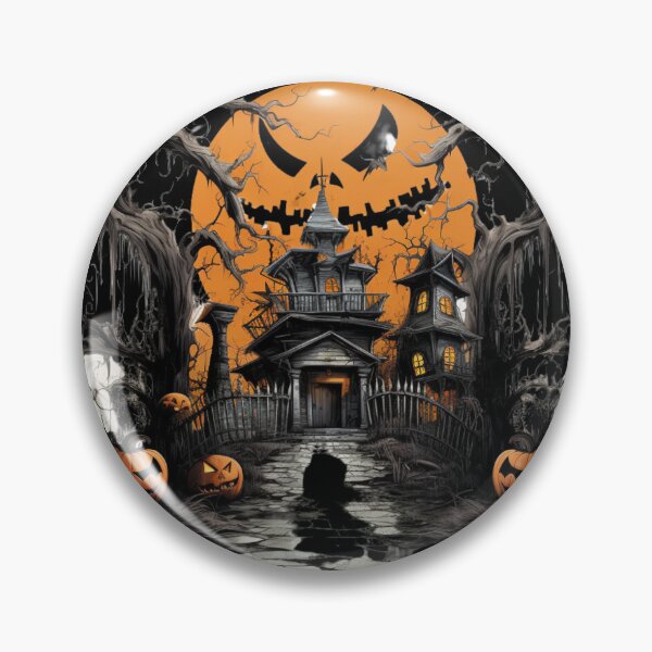 Item preview, Halloween Haunted Houses Orange designed and sold by AceILA.